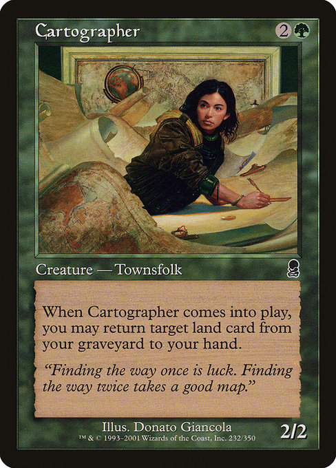 Cartographer highlighted card art