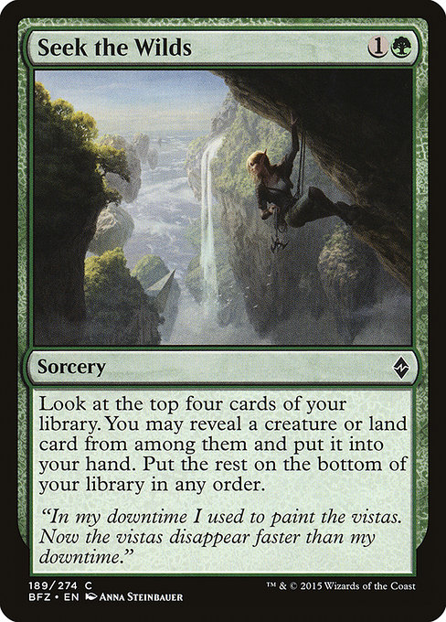 Seek the Wilds from Battle for Zendikar