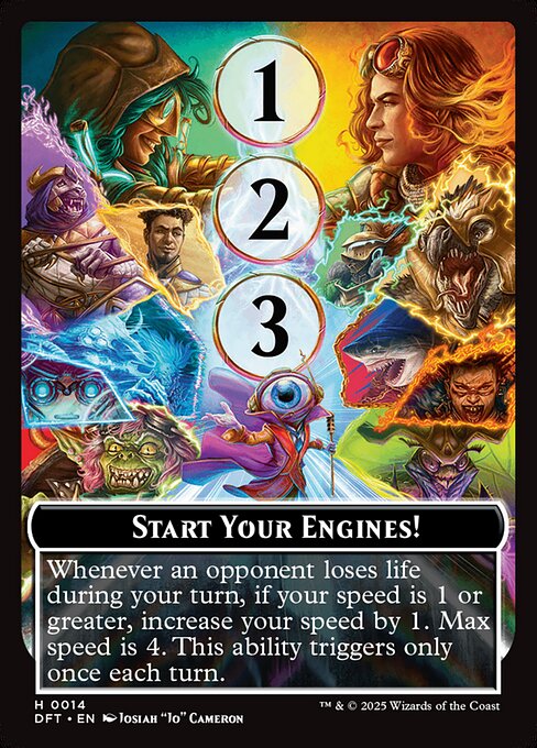 Start Your Engines! // Max Speed highlighted card art