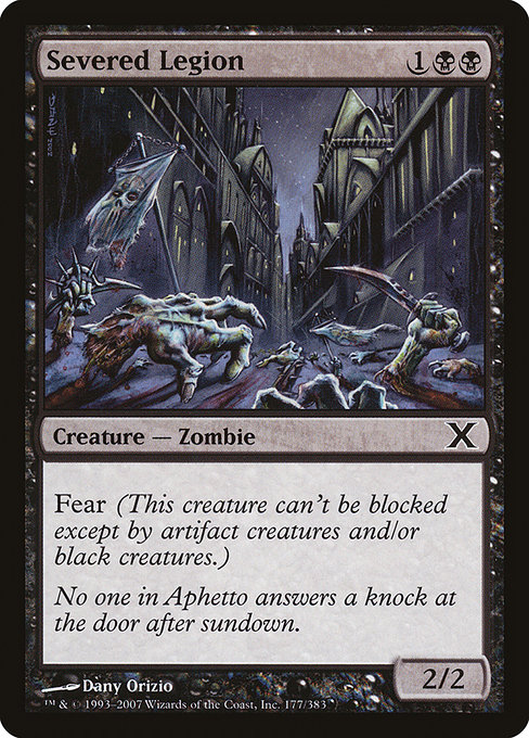 Severed Legion from Tenth Edition