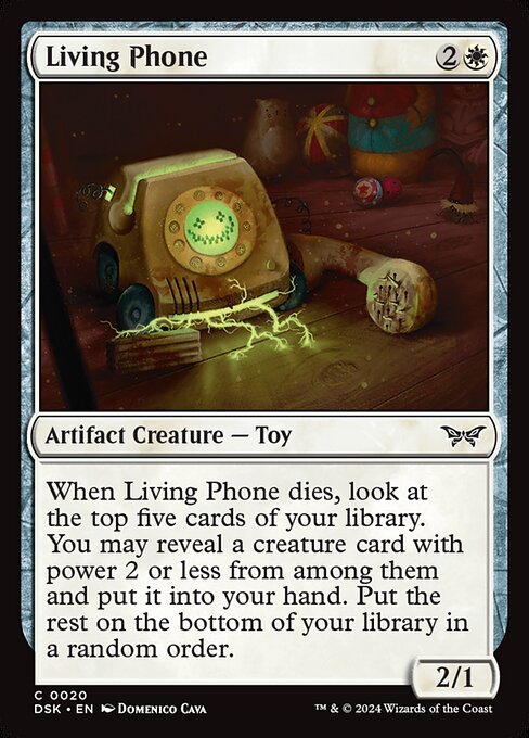 Living Phone highlighted card art