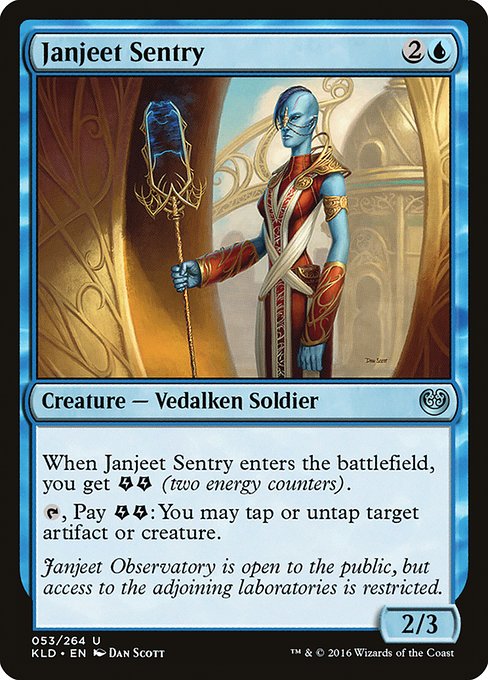 Janjeet Sentry highlighted card art