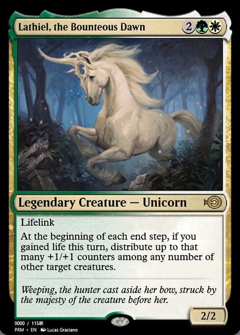 Lathiel, the Bounteous Dawn from Magic Online Promos
