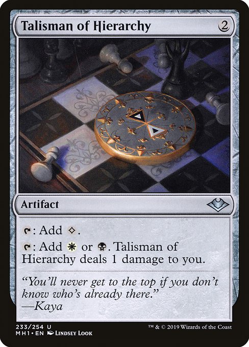 Talisman of Hierarchy from Modern Horizons