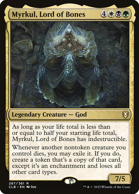 Myrkul, Lord of Bones highlighted card art