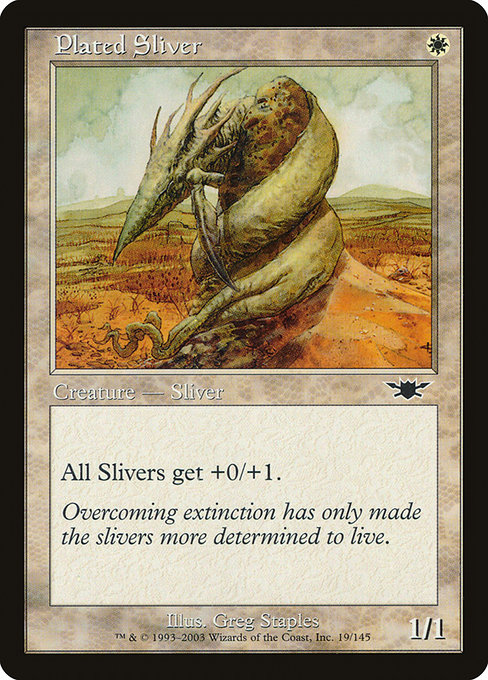 Plated Sliver highlighted card art