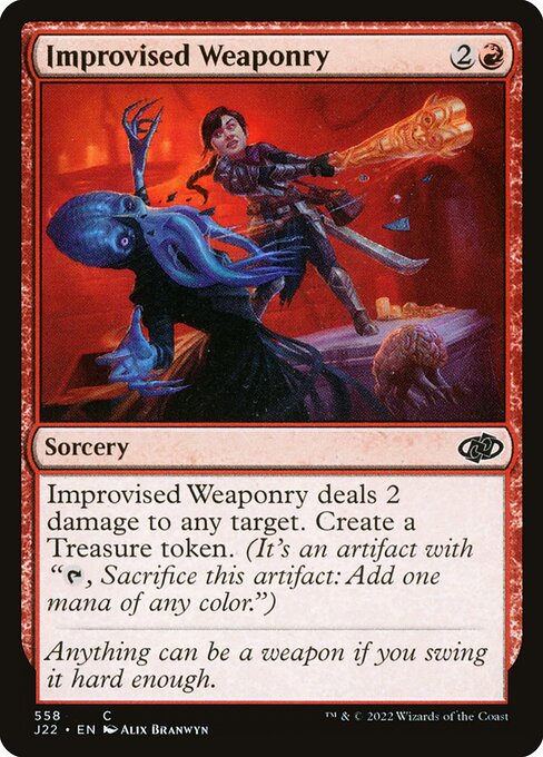 Improvised Weaponry highlighted card art