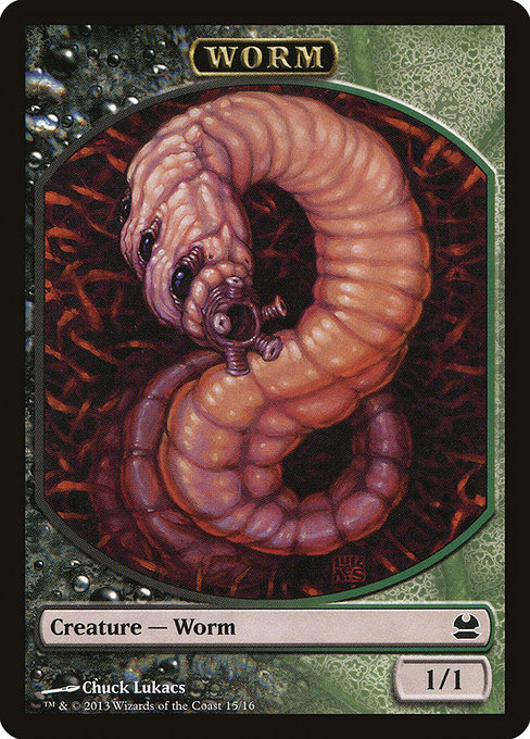 Worm from Modern Masters Tokens