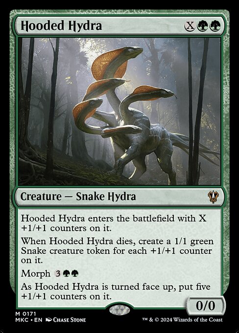 Hooded Hydra highlighted card art