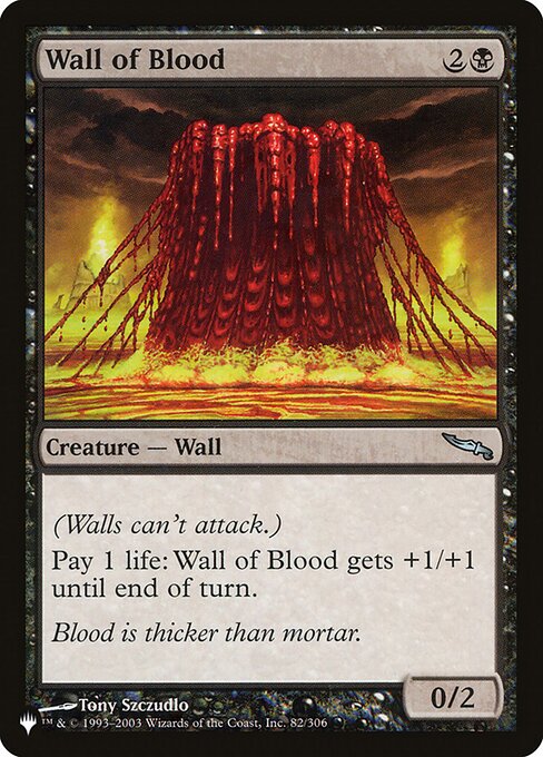 Wall of Blood highlighted card art