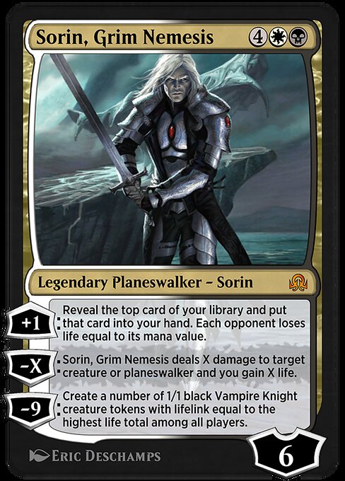 Sorin, Grim Nemesis highlighted card art