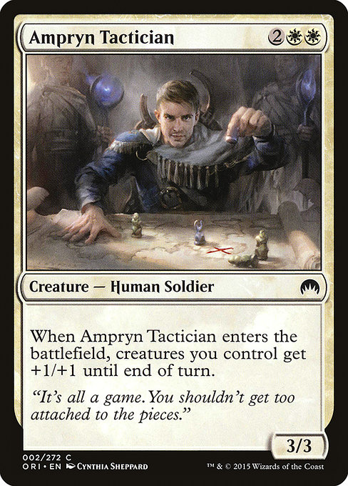 Ampryn Tactician highlighted card art
