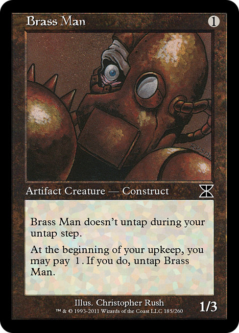 Brass Man highlighted card art