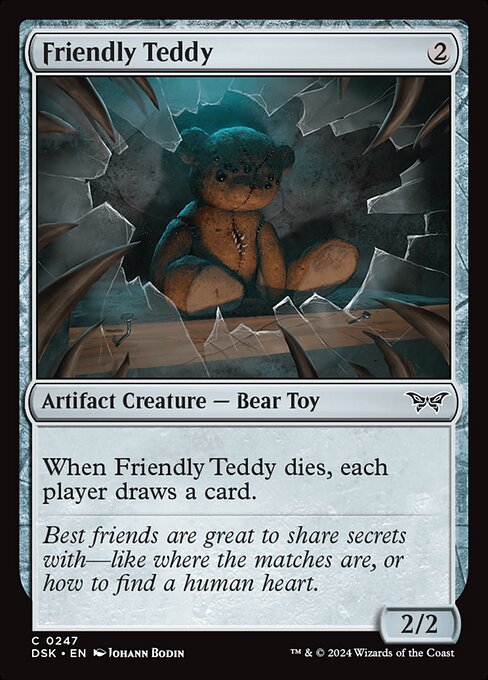 Friendly Teddy highlighted card art