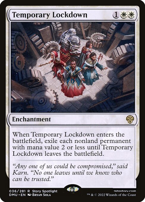 Temporary Lockdown from Dominaria United