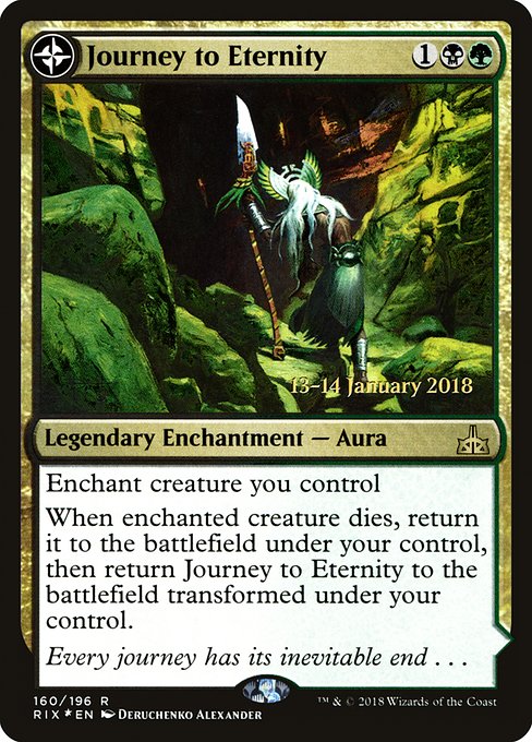 Journey to Eternity // Atzal, Cave of Eternity from Rivals of Ixalan Promos