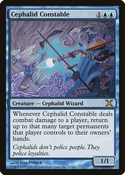 Cephalid Constable highlighted card art
