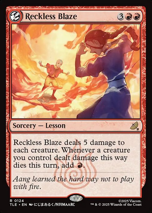 Reckless Blaze from Avatar: The Last Airbender Eternal