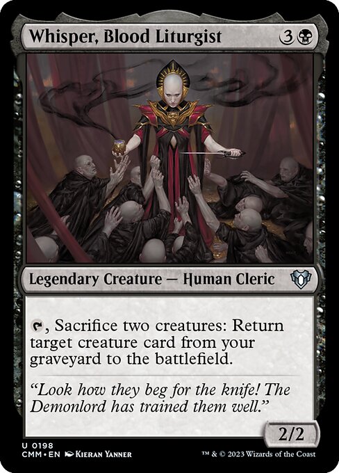 Whisper, Blood Liturgist highlighted card art