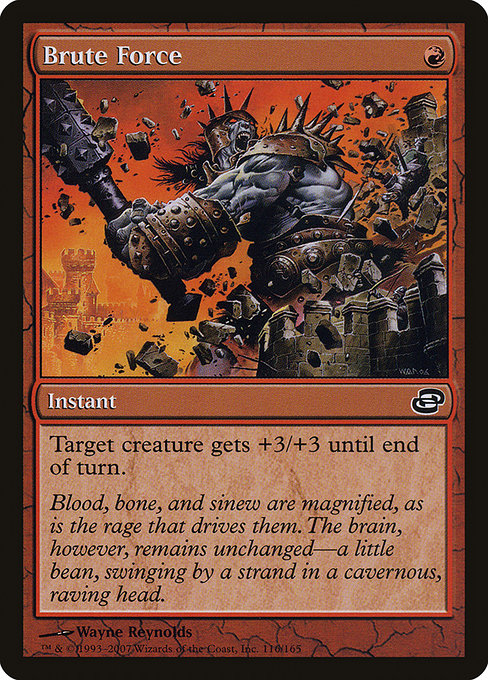 Brute Force from Planar Chaos