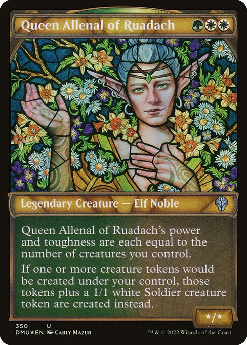 Queen Allenal of Ruadach highlighted card art