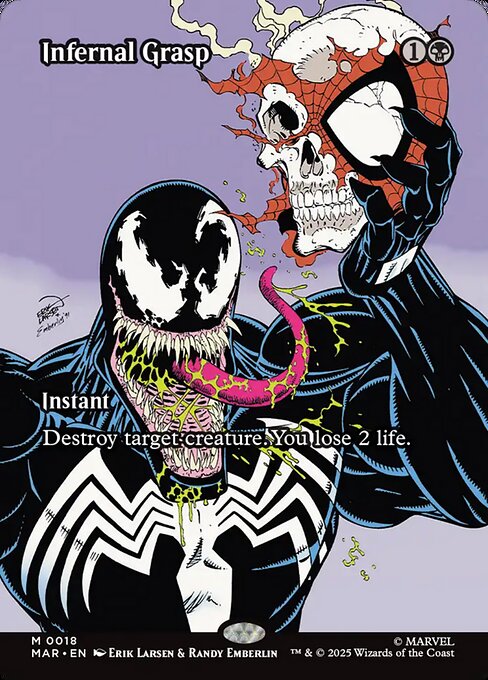 Infernal Grasp highlighted card art