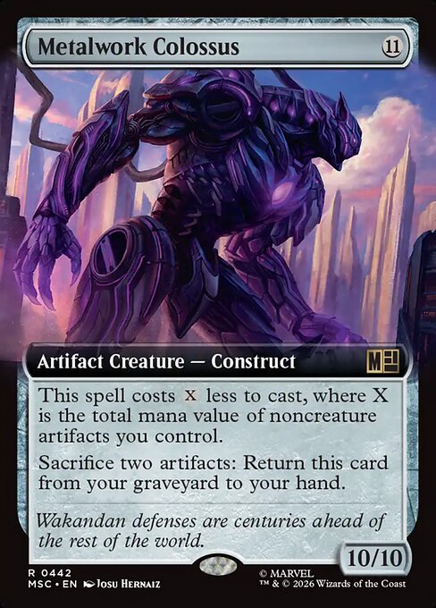 Metalwork Colossus from Marvel Super Heroes Commander