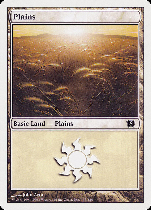 Plains from Eighth Edition