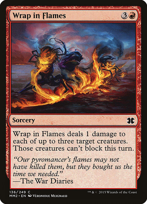 Wrap in Flames from Modern Masters 2015