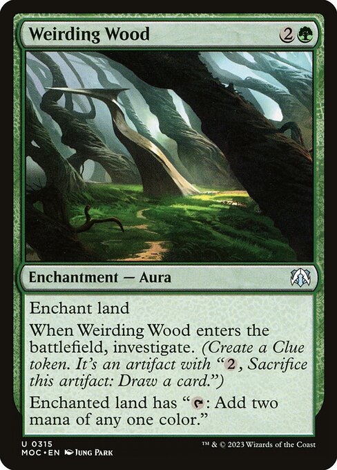 Weirding Wood highlighted card art