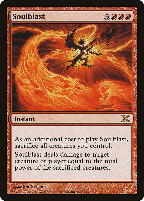 Soulblast highlighted card art
