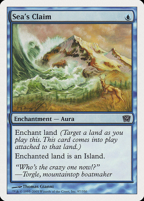Sea's Claim highlighted card art