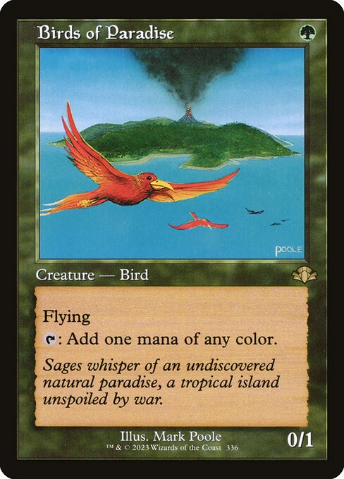 Birds of Paradise from Dominaria Remastered