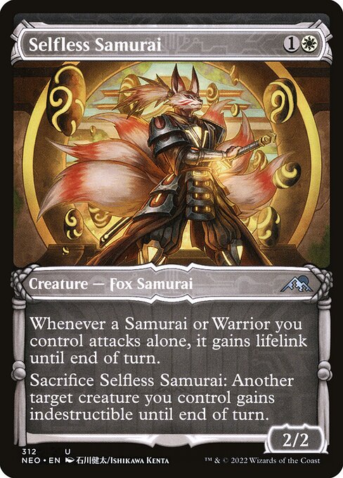 Selfless Samurai from Kamigawa: Neon Dynasty