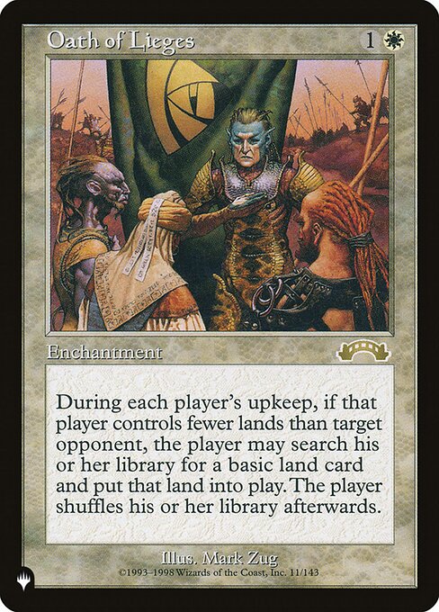 Oath of Lieges highlighted card art