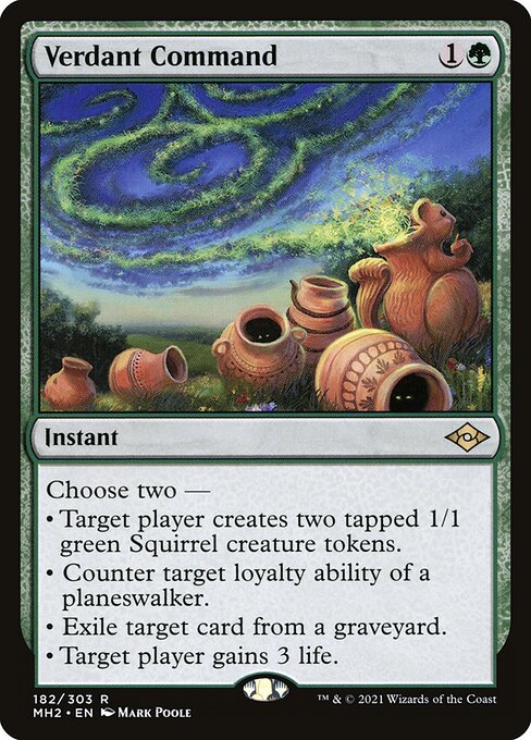 Verdant Command from Modern Horizons 2
