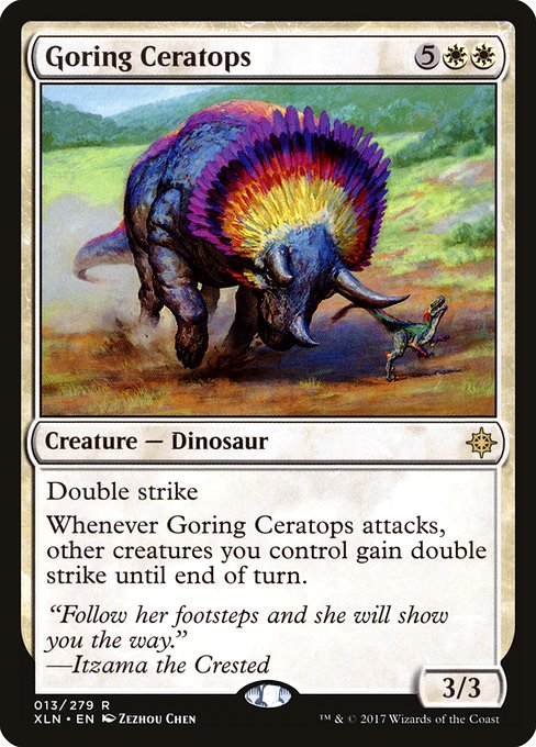 Goring Ceratops from Ixalan