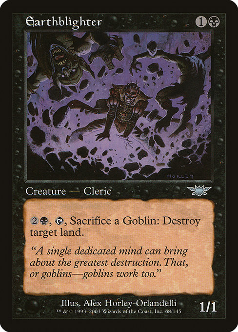 Earthblighter highlighted card art