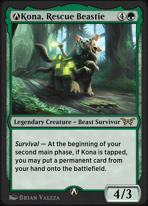 A-Kona, Rescue Beastie highlighted card art