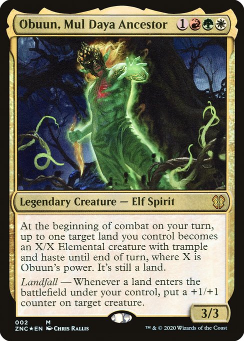 Obuun, Mul Daya Ancestor from Zendikar Rising Commander