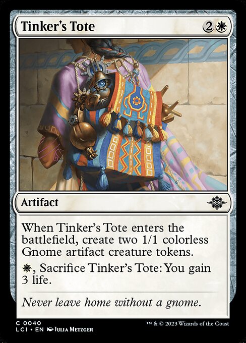 Tinker's Tote highlighted card art