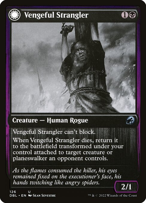 Vengeful Strangler // Strangling Grasp from Innistrad: Double Feature