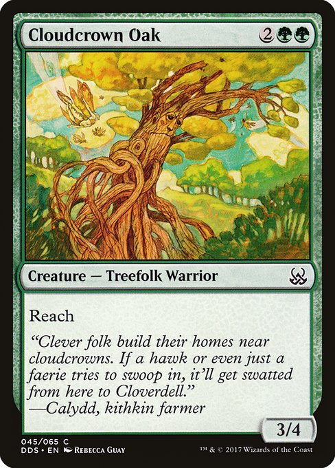 Cloudcrown Oak highlighted card art