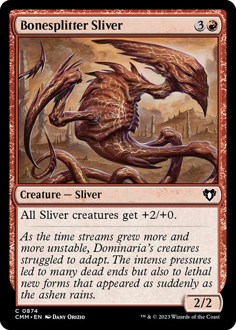 Bonesplitter Sliver highlighted card art
