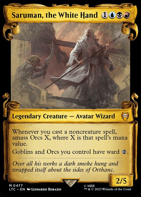 Saruman, the White Hand highlighted card art