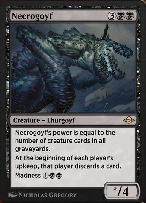 Necrogoyf from Jumpstart: Historic Horizons