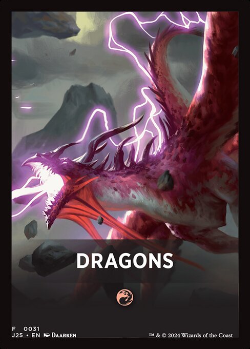 Dragons highlighted card art