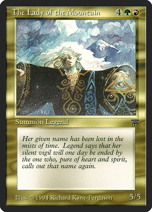 The Lady of the Mountain from Legends