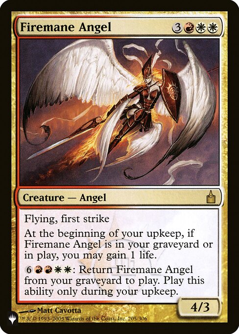 Firemane Angel highlighted card art