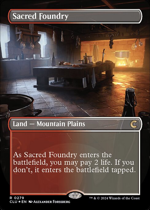 Sacred Foundry from Ravnica: Clue Edition